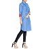 Denim pintuck Kurti- Blue Denim pintuck Kurti- Blue