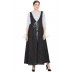 Traditional party wear dress - Black and White Cotton Traditional party wear dress - Black and White Cotton