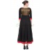 Anarkali dress - Black Crepe Anarkali dress - Black Crepe