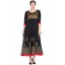 Anarkali dress - Black Crepe Anarkali dress - Black Crepe