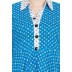 Asymmetrical Dress - Firozy printed Cotton  Asymmetrical Dress - Firozy printed Cotton