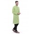 Long kurta - Parrot Green Kurta | Dobby cotton 