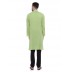 Long kurta - Parrot Green Kurta | Dobby cotton 
