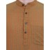 Long Kurta - Heena colored in cotton fabric