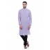 Long Kurta -Light colored colored in cotton fabric