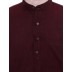 Long Kurta - Maroon colored in cotton fabric