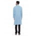 Long kurta - Powder blue cotton kurta