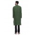 Cotton long kurta - Green colored | Dobby weave