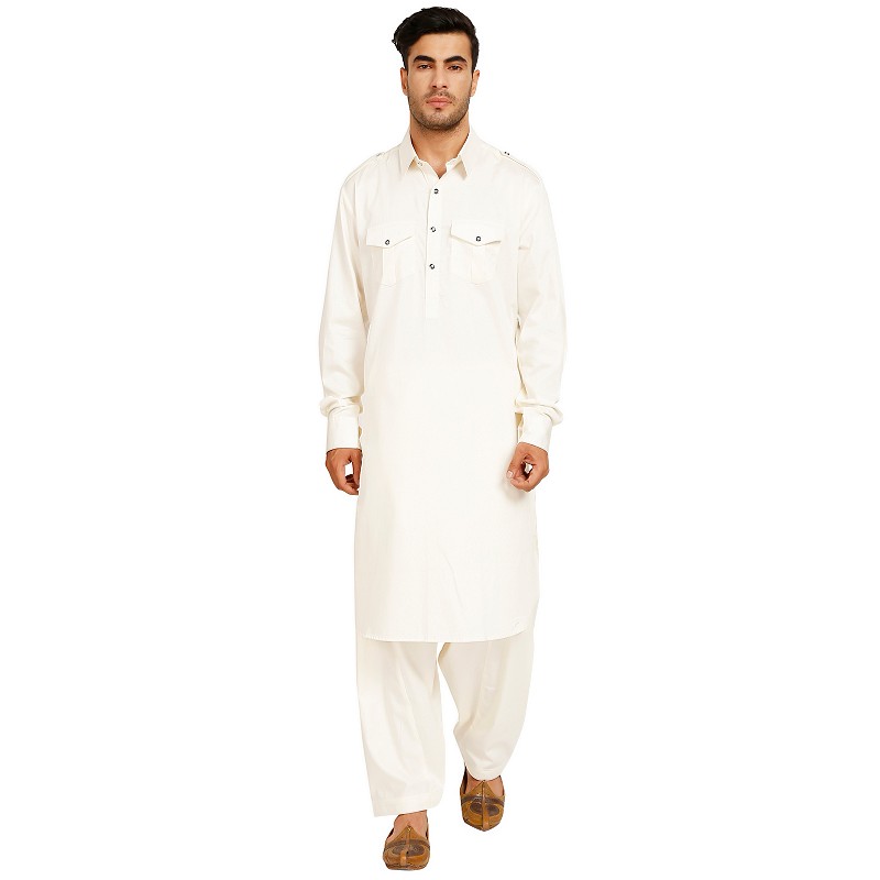 cream pathani