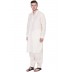Chinese Neck Pathani Suit- Beige  Chinese Neck Pathani Suit- Beige