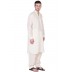 Chinese Neck Pathani Suit- Beige  Chinese Neck Pathani Suit- Beige