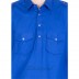 Cotton pathani suit- Science blue colored Cotton pathani suit- Science blue colored