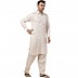 Pathani kurta for Men- Cream Pathani kurta for Men- Cream
