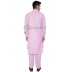 Cotton Pathani Suit- Baby Pink colored Cotton Pathani Suit- Baby Pink colored