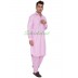 Cotton Pathani Suit- Baby Pink colored Cotton Pathani Suit- Baby Pink colored
