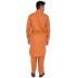 Cotton Pathani Suit- Tangerine colored Cotton Pathani Suit- Tangerine colored