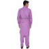 Cotton Pathani Suit- Lilac Cotton Pathani Suit- Lilac