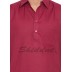Cotton Pathani Suit- Mexican Red colored Cotton Pathani Suit- Mexican Red colored