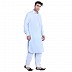 Pathani suit for men with regular collar- Sky Blue Pathani suit for men with regular collar- Sky Blue