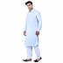 Pathani suit for men with regular collar- Sky Blue Pathani suit for men with regular collar- Sky Blue
