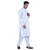 Cotton Pathani Suit with mandarin collar- Sky Blue Cotton Pathani Suit with mandarin collar- Sky Blue