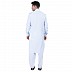 Cotton Pathani Suit with mandarin collar- Sky Blue Cotton Pathani Suit with mandarin collar- Sky Blue