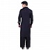 Designer Cotton Pathani Suit- Black  Designer Cotton Pathani Suit- Black