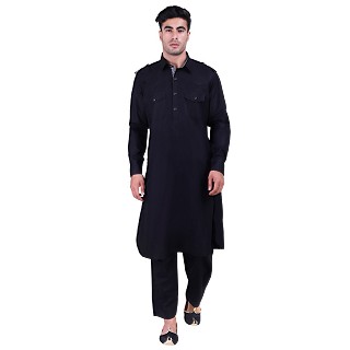 Pathani suit for men- Black