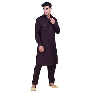 Pathani suit for men- Purple