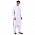 Cotton Pathani Suit with mandarin collar- Light Grey Cotton Pathani Suit with mandarin collar- Light Grey