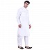 White Cotton Pathani Suit with mandarin collar White Cotton Pathani Suit with mandarin collar