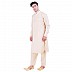 Cotton Pathani Suit with mandarin collar- Beige Cotton Pathani Suit with mandarin collar- Beige