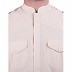 Cotton Pathani Suit with mandarin collar- Beige Cotton Pathani Suit with mandarin collar- Beige