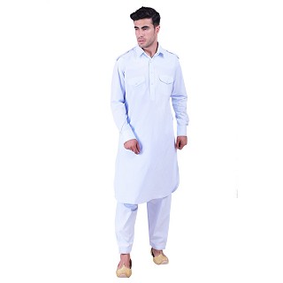 Pathani suit for men- Sky Blue