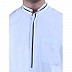Designer Pathani Suit with mandarin collar- Sky Blue Designer Pathani Suit with mandarin collar- Sky Blue