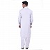Designer Pathani Suit with mandarin collar- Grey Designer Pathani Suit with mandarin collar- Grey