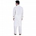 Premium Pathani Suit with mandarin collar- White Premium Pathani Suit with mandarin collar- White