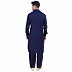 Designer Pathani Suit with mandarin collar- Navy Blue Designer Pathani Suit with mandarin collar- Navy Blue