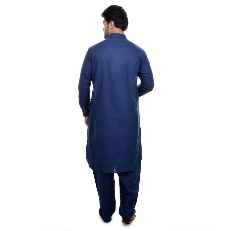 Buy East Bay Blue Pathani Suit online in India by Hindloomz | Shiddat
