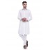 Pathani Dress -White Cotton Fabric