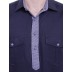 Pathani Suit -Navy Blue Cotton Fabric