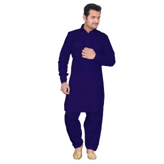 Royal Blue - Pathani Kurta