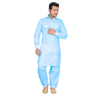 Pathani kurta - Sky Blue