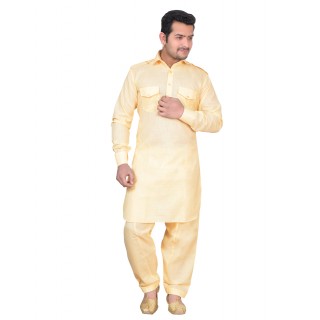  Pathani suit in Beige color