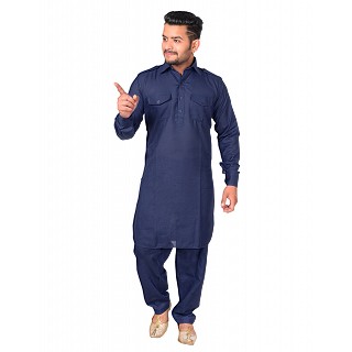 Pathani dress for men- Navy Blue