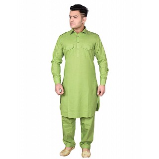 Pathani Suit for men- Light Green