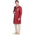 Elegant Brick Red Colored Resham Jacquard Sherwani  Elegant Brick Red Colored Resham Jacquard Sherwani