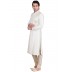 Classic Solid White Colored Resham Jacquard Sherwani  Classic Solid White Colored Resham Jacquard Sherwani