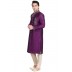 Sherwani- Violet Colored Resham Jacquard   Sherwani- Violet Colored Resham Jacquard