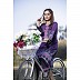 Raushan Blue Violet Printed Cotton Lawn Suits